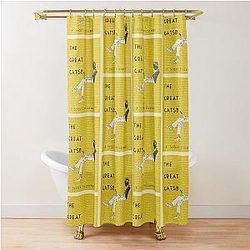 The Great Gatsby by F Scott Fitzgerald Shower Curtain