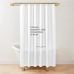 The Great Gatsby F Scott Fitzgerald Shower Curtain