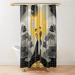 The Great Gatsby Literary Art Shower Curtain
