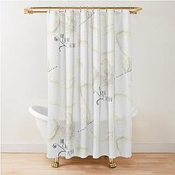 The Great Gatsby Book Cover Design Shower Curtain