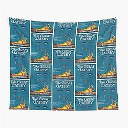 F. Scott Fitzgerald 
The Great Gatsby
on a Blue Tapestry