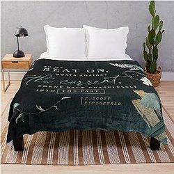 So we beat on the Great Gatsby throw blanket