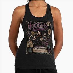The Hex Girls Midnight Tour 97 Vintage Goth Concert Poster Fan Art Racerback Tank