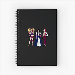 The Hex Girls rock dark velvet outfits The Hex Girls Notebook