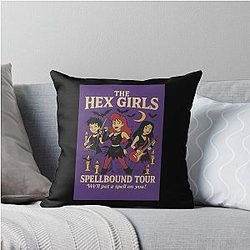 The Girls Spellbound Tour Throw Pillow
