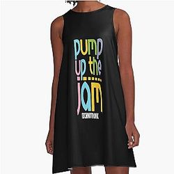 Technotronic - Pump Up the Jam A-Line Dress