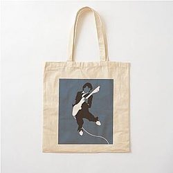 Bruce Foxton from The Jam minimalist Brit Pop Cotton Tote Bag