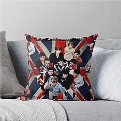 The Mod Collective Supergroup - 60's, Small Faces, The Who, The Jam, Weller, Mod, We Are Mods. Throw Pillow