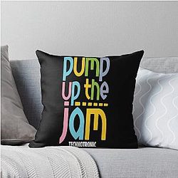 Technotronic Song Pump Up The Jam Throw Pillow