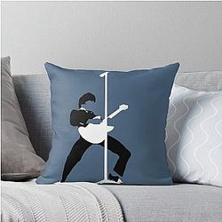 Paul Weller of The Jam minimalist pop art Throw Pillow