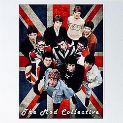 The Mod Collective Supergroup - 60's Small Faces The Who The Jam Weller Mod We Are The Mods Poster