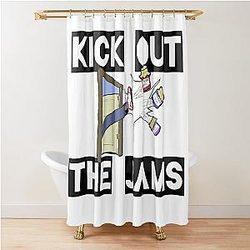 Kick Out the Jam Shower Curtain