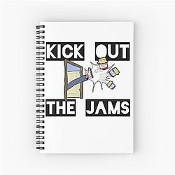 Kick Out the Jam Spiral Notebook