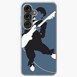 Bruce Foxton from The Jam minimalist Britpop art Samsung Galaxy Soft Case