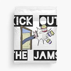 Kick Out the Jam Duvet Cover