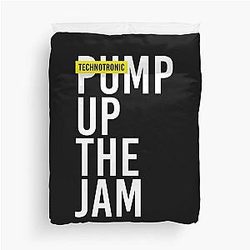 Classic Dance Music Pump the Jam Duvet Cover