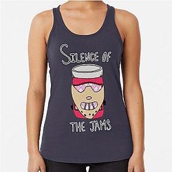Silence of the Racerback Tank Top