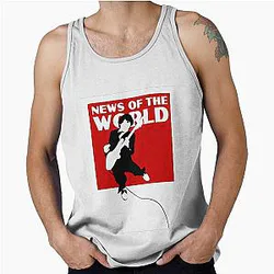 Bruce Foxton from The Jam Brit Pop art Tank Top