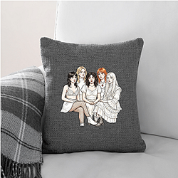 The Last Dinner Party Vintage Aesthetic elegance The Last Dinner Party Pillows Cover