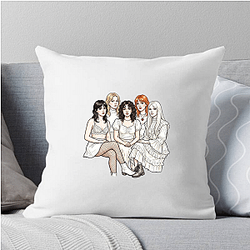 The Last Dinner Party Vintage Aesthetic elegance The Last Dinner Party Pillows Cover