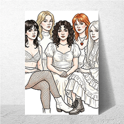 The Last Dinner Party Vintage Aesthetic elegance The Last Dinner Party Posters