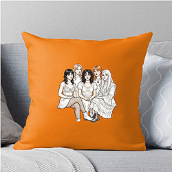 The Last Dinner Party Vintage Aesthetic elegance The Last Dinner Party Pillows Cover