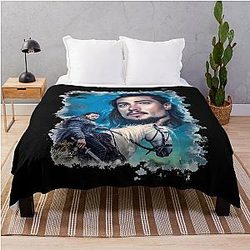 The Last Kingdom Retro Wave Throw Blanket