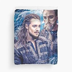 Erik and Uhtred- The Last Kingdom Duvet Cover