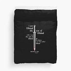 The Last Kingdom - Uhtred - Destiny Is All - Dark Souls Edition Duvet Cover