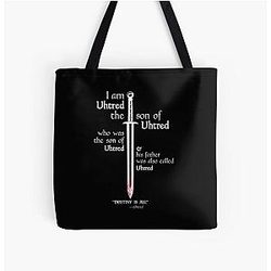 The Last Kingdom - Uhtred - Destiny is All Dark Soul Edition Tote Bag
