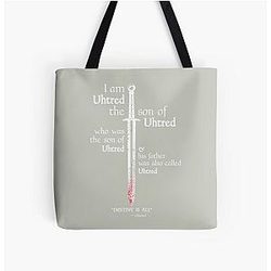 The Last Kingdom Uhtred All Dark Edition Tote Bag