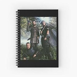 Mens The Last Kingdom Spiral Notebook