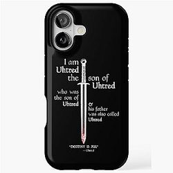The Last Kingdom - Uhtred - Destiny is All - Dark Soul Edition iPhone Case