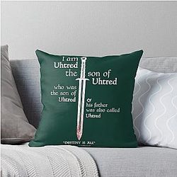The Last Kingdom - Uhtred - Destiny is All Edition Throw pillow