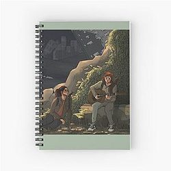 The Last of Us Ellie and Dina Spiral Notebook