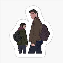 Ellie and Joel The Last of Us Sticker