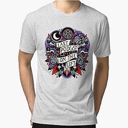 The Last Podcast On The Left - Hail Yourself - Hail Ed Gein Merchandise Store Sticker Tri-blend T-Shirt