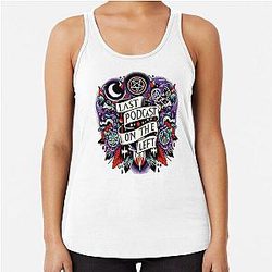 The Last Podcast On The Left - LPOTL - Hail Yourself - Hail Ed Gein Racerback Tank Top
