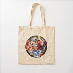 THE LEGEND OF THE HERO IN CIRCLE III Cotton Tote Bag