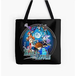 THE LEGEND OF A Hero in Circle X All Over Print Tote Bag