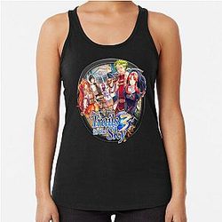 The Legend of Heroes in Circle III Racerback Tank Top