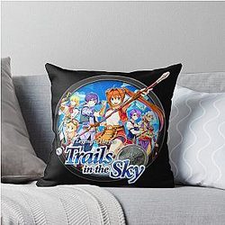THE LEGEND OF A HERO IN CIRCLE IV Throw Pillow