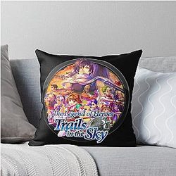 The Legend of Heroes in Circle II Throw Pillow