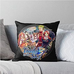The Legend of Heroes in The Circle III Throw Pillow