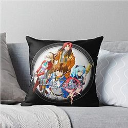 The Legend of Heroes in Circle 8 Throw Pillow