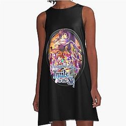 The Legend of Heroes in a Circle II A Line Dress