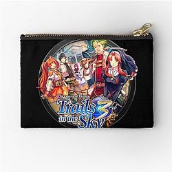The Legend of Heroes in Circle III Zipper Pouch