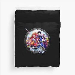 The Legend of Heroes in Circle Duvet Cover