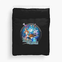 The Legend of Heroes in Circle Duvet Cover