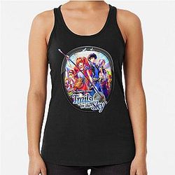 The Legend of Heroes In Circle Racerback Tank Top